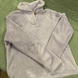 Lands End Girls M (10-12) Soft Pullover Lavender. Excellent condition